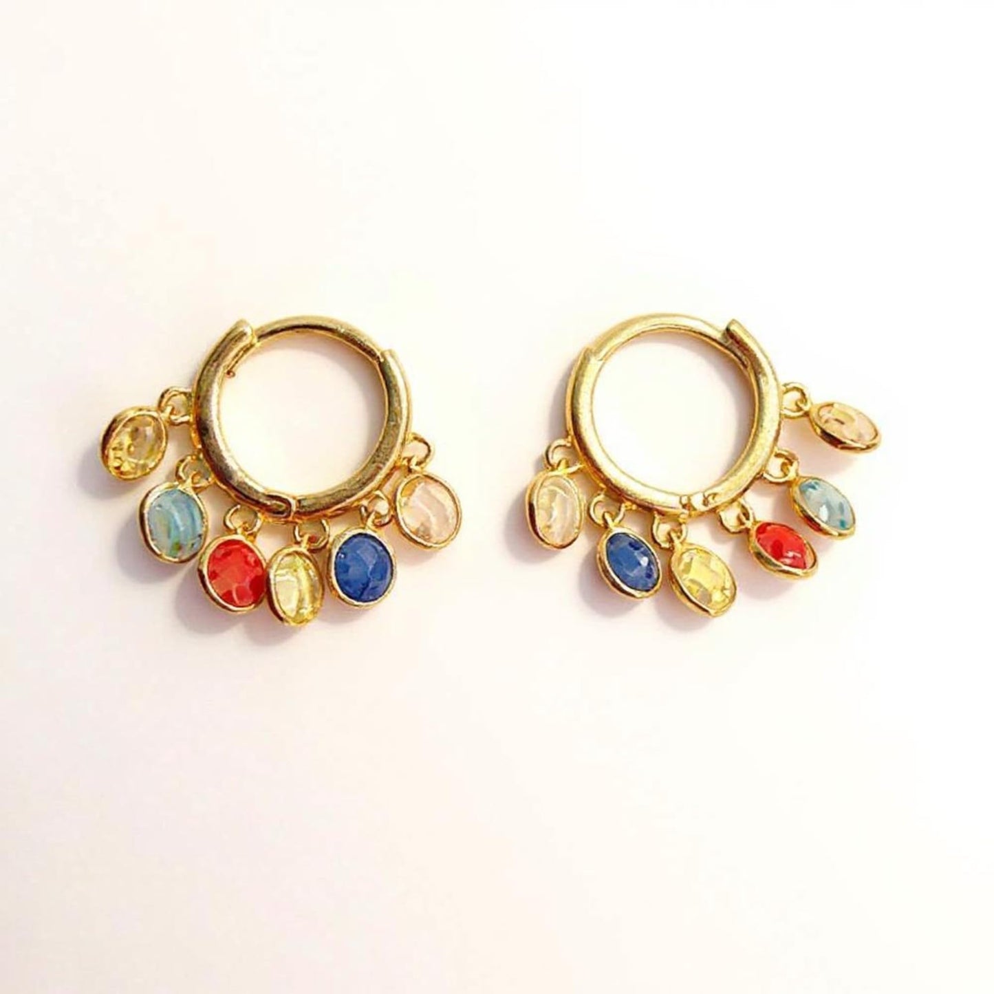 14K Solid Yellow Gold Hoop Earrings for Women – 0.5 Inch Hoop Diameter, Classic Lightweight Everyday Hoops, Hypoallergenic, Secure Clasp, Fine Jewelry Gift, Made in USA