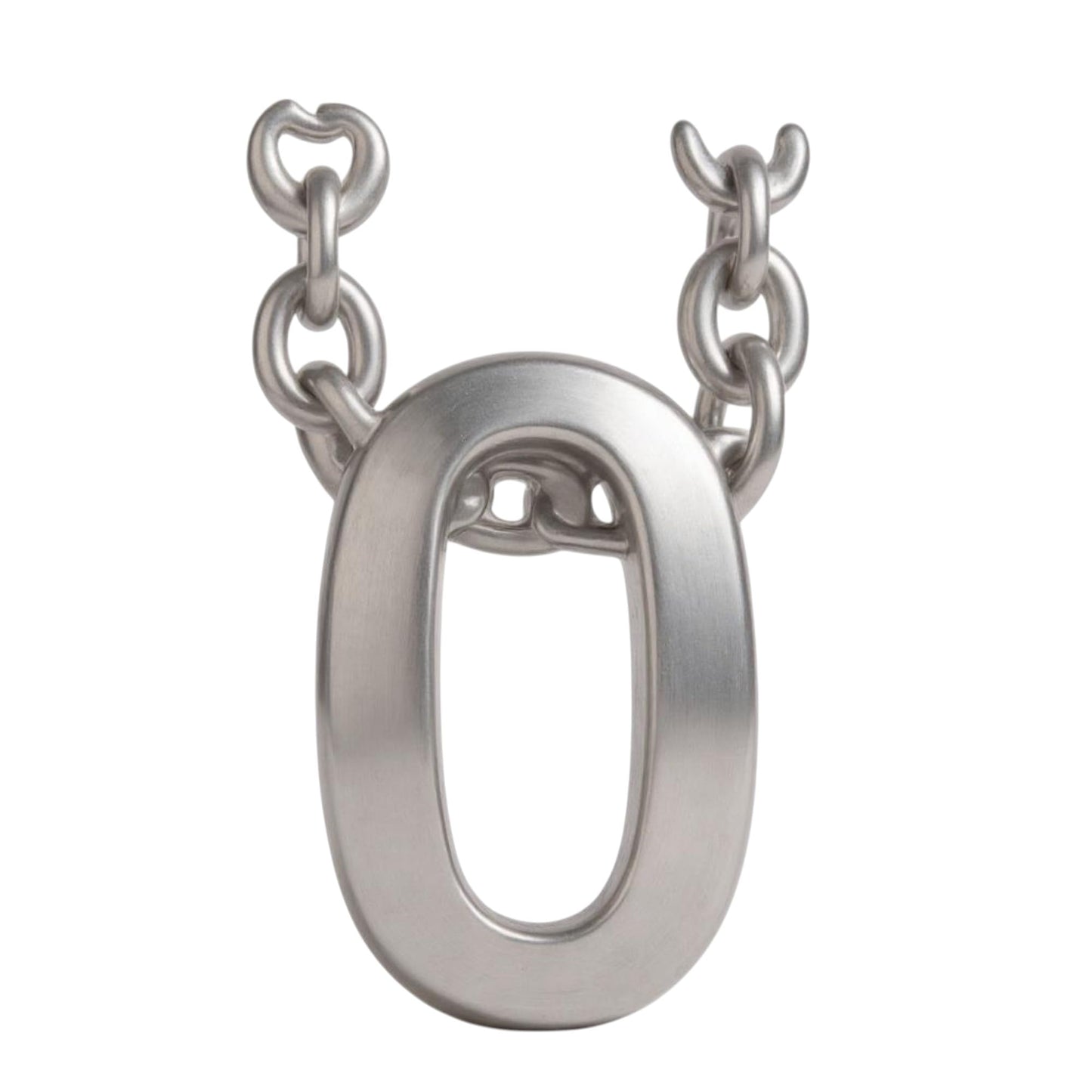 Initial Letter Necklace for Women – White Gold Plated 316L Stainless Steel, 15.5” + 2” Extender, Dainty Personalized Pendant Jewelry with Gift Box