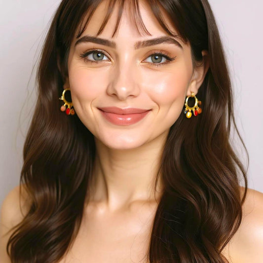 14K Solid Yellow Gold Hoop Earrings for Women – 0.5 Inch Hoop Diameter, Classic Lightweight Everyday Hoops, Hypoallergenic, Secure Clasp, Fine Jewelry Gift, Made in USA