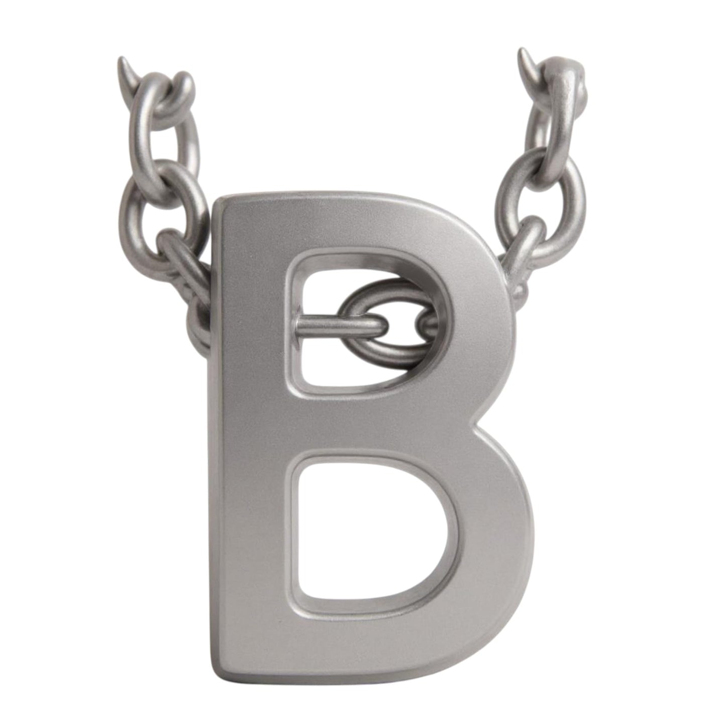 Initial Letter Necklace for Women – White Gold Plated 316L Stainless Steel, 15.5” + 2” Extender, Dainty Personalized Pendant Jewelry with Gift Box