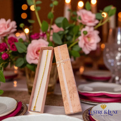 14K Solid Gold Satellite Bracelet – Dainty Fine Jewelry